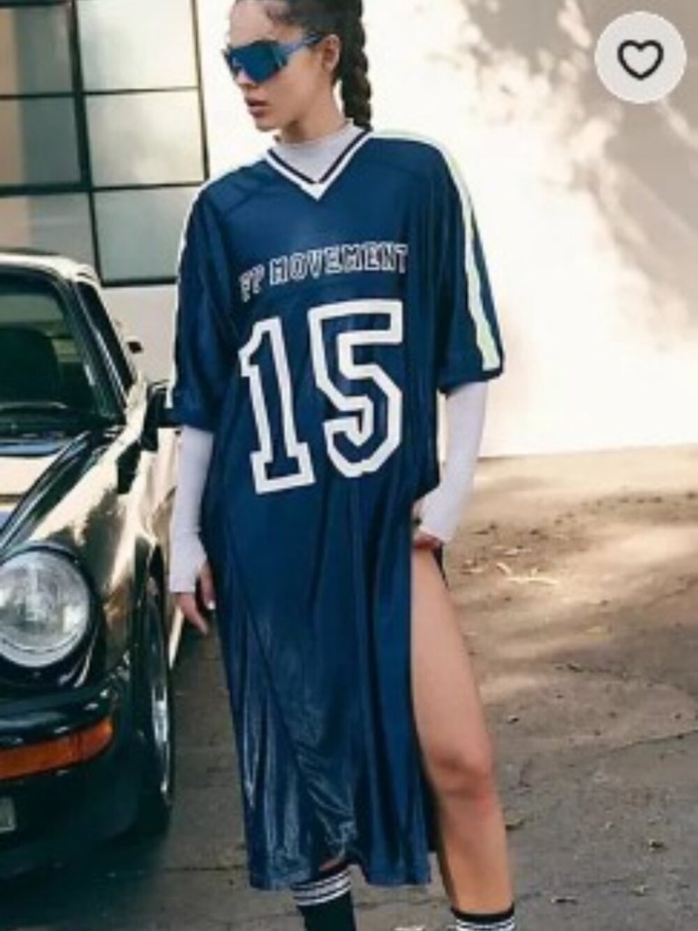 Free People Movement "Happy Camper" long tee, M, NWT